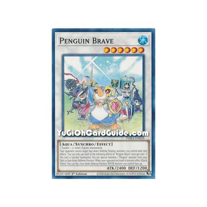 Penguin Brave (Common) – Phantom Rage | Carta YUGIOH en México
