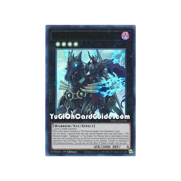 Raider's Knight (Ultra Rare) – Phantom Rage | Carta YUGIOH en México
