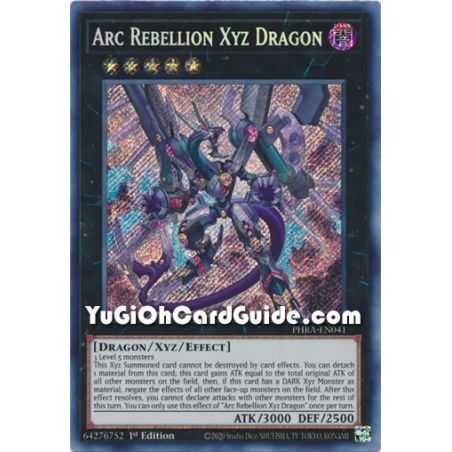 Arc Rebellion Xyz Dragon (Secret Rare) – Phantom Rage | Carta YUGIOH en México