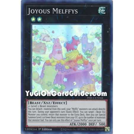 Joyous Melffys (Super Rare) – Phantom Rage | Carta YUGIOH en México