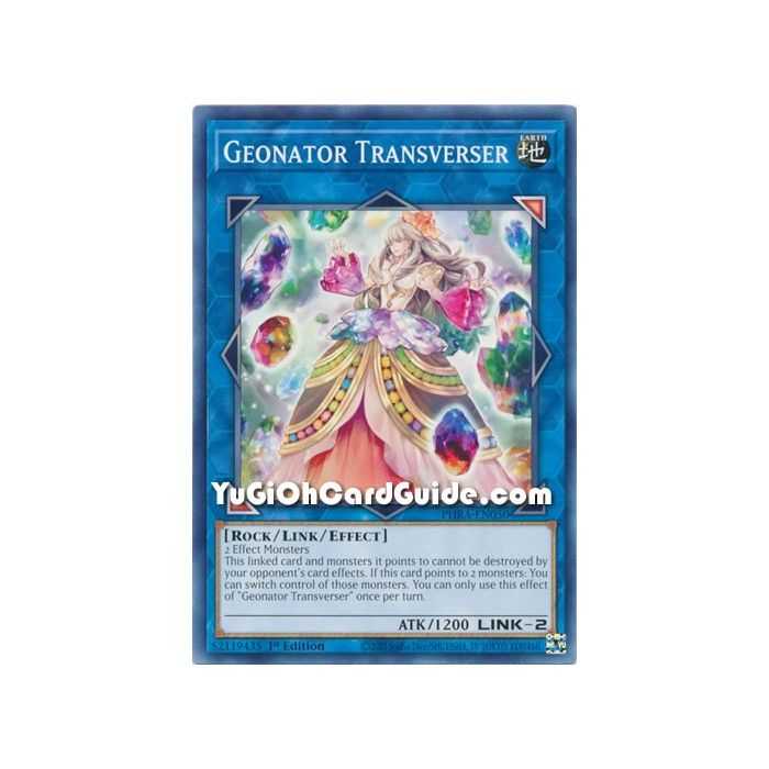 Geonator Transverser (Common) – Phantom Rage | Carta YUGIOH en México