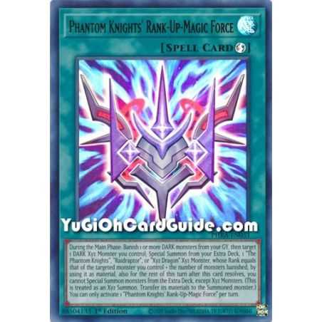 Phantom Knights' Rank-Up-Magic Force (Ultra Rare) – Phantom Rage | Carta YUGIOH en México