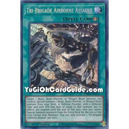 Tri-Brigade Airborne Assault (Secret Rare) – Phantom Rage | Carta YUGIOH en México