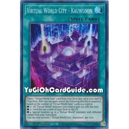 Virtual World City - Kauwloon (Super Rare) – Phantom Rage | Carta YUGIOH en México