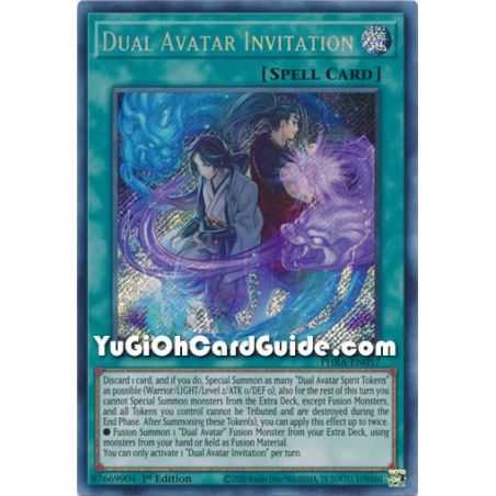 Dual Avatar Invitation (Secret Rare) – Phantom Rage | Carta YUGIOH en México