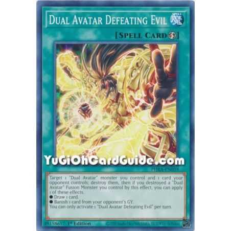 Dual Avatar Defeating Evil (Common) – Phantom Rage | Carta YUGIOH en México
