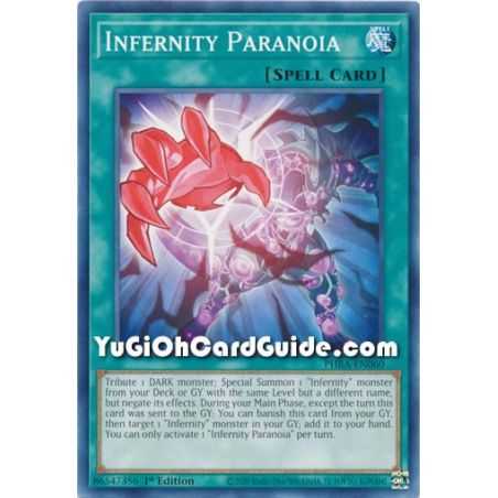 Infernity Paranoia (Common) – Phantom Rage | Carta YUGIOH en México