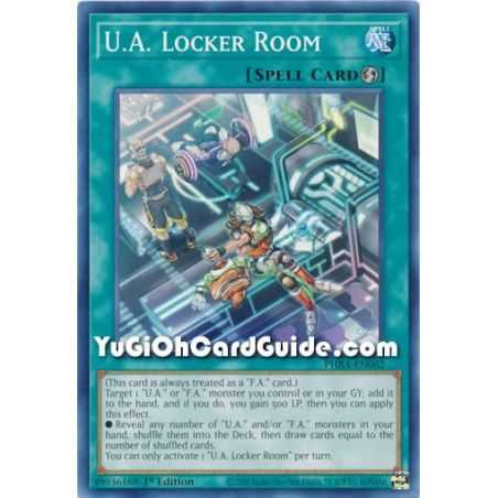 U.A. Locker Room (Common) – Phantom Rage | Carta YUGIOH en México