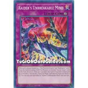 Raider's Unbreakable Mind (Common) – Phantom Rage | Carta YUGIOH en México