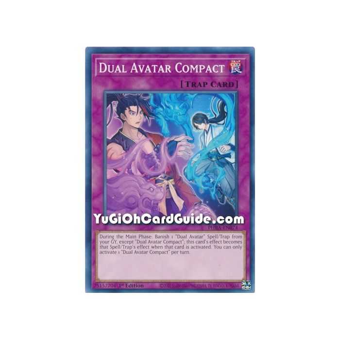 Dual Avatar Compact (Common) – Phantom Rage | Carta YUGIOH en México