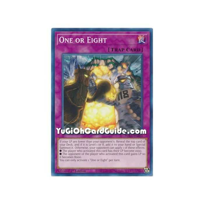 One or Eight (Common) – Phantom Rage | Carta YUGIOH en México