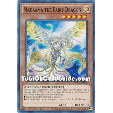 Mahaama the Fairy Dragon (Common) – Phantom Rage | Carta YUGIOH en México