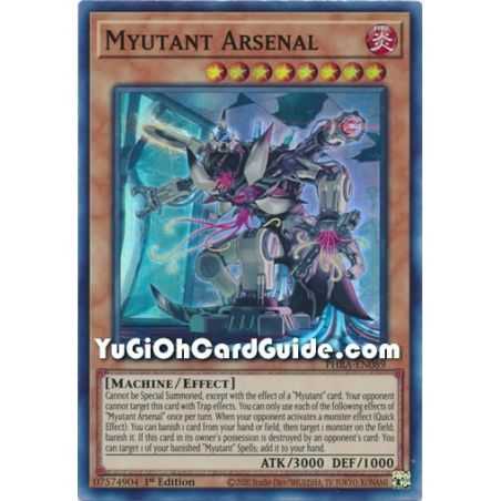 Myutant Arsenal (Super Rare) – Phantom Rage | Carta YUGIOH en México