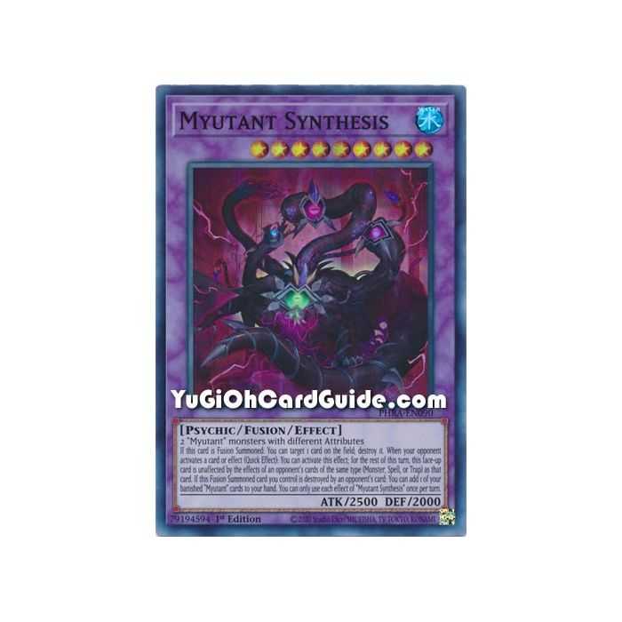 Myutant Synthesis (Super Rare) – Phantom Rage | Carta YUGIOH en México