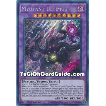 Myutant Ultimus (Secret Rare) – Phantom Rage | Carta YUGIOH en México