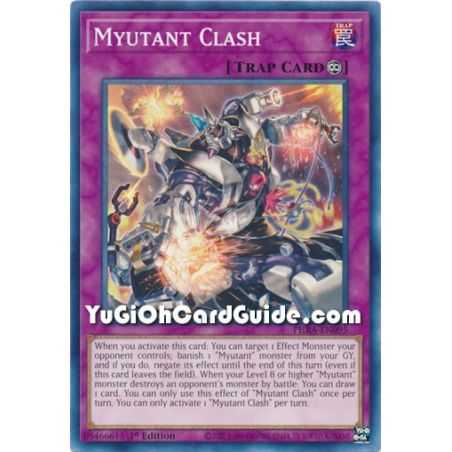 Myutant Clash (Common) – Phantom Rage | Carta YUGIOH en México