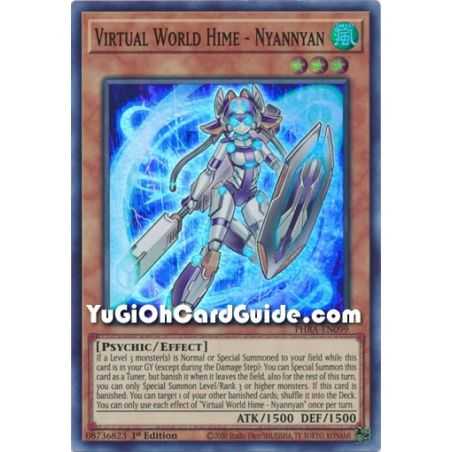 Virtual World Hime - Nyannyan (Super Rare) – Phantom Rage | Carta YUGIOH en México