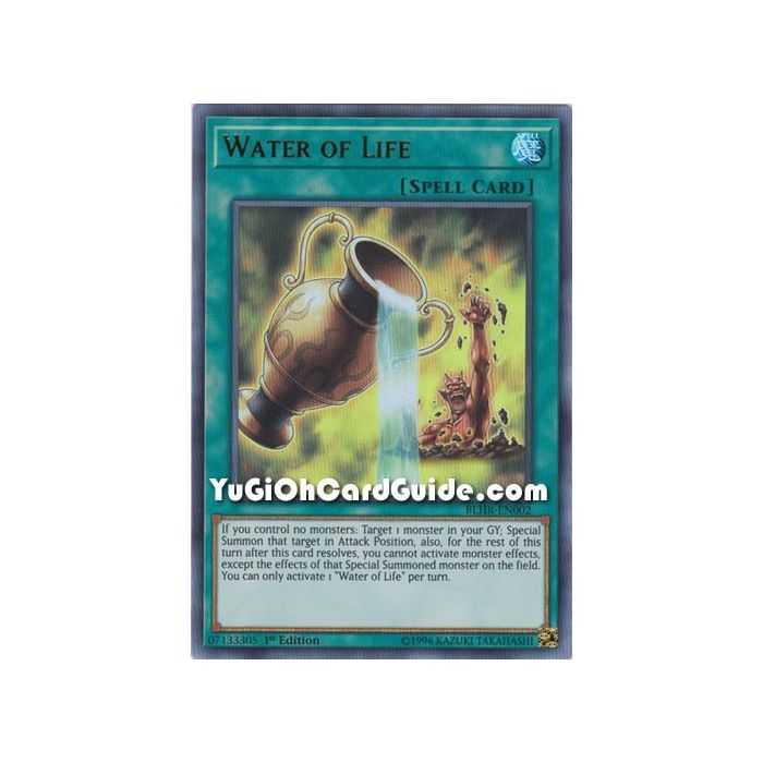 Water of Life (Ultra Rare) – Battles of Legend: Hero's Revenge | Carta YUGIOH en México