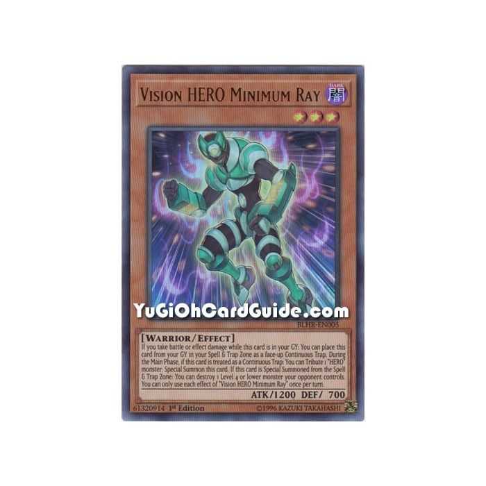 Vision HERO Minimum Ray (Ultra Rare) – Battles of Legend: Hero's Revenge | Carta YUGIOH en México