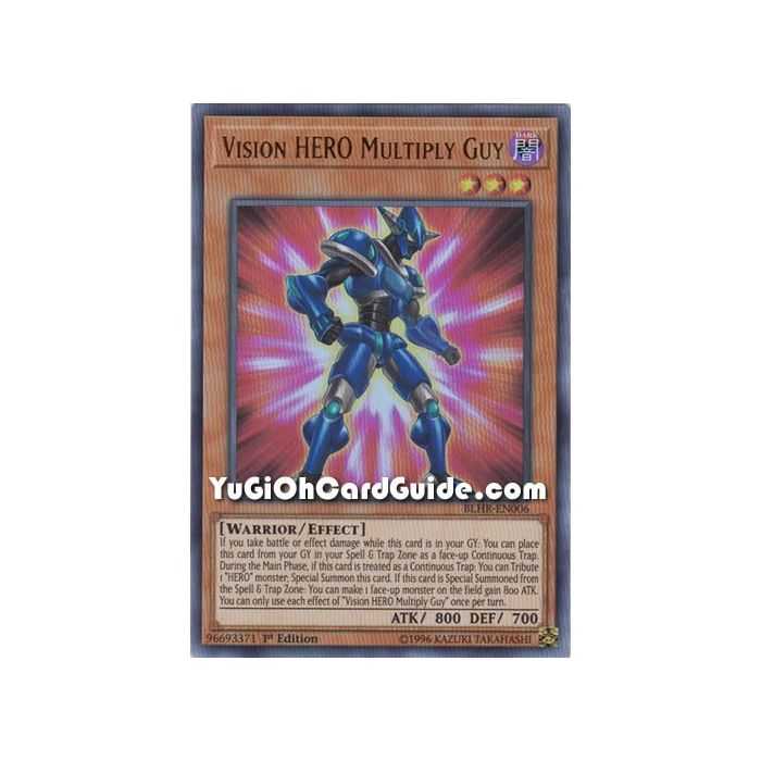 Vision HERO Multipli Guy (Ultra Rare) – Battles of Legend: Hero's Revenge | Carta YUGIOH en México