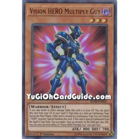 Vision HERO Multipli Guy (Ultra Rare) – Battles of Legend: Hero's Revenge | Carta YUGIOH en México