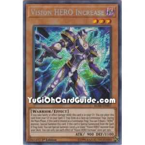 Vision HERO Increase (Secret Rare) – Battles of Legend: Hero's Revenge | Carta YUGIOH en México