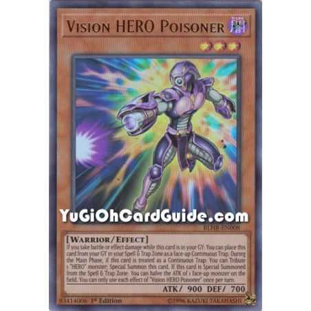 Vision HERO Poisoner (Ultra Rare) – Battles of Legend: Hero's Revenge | Carta YUGIOH en México