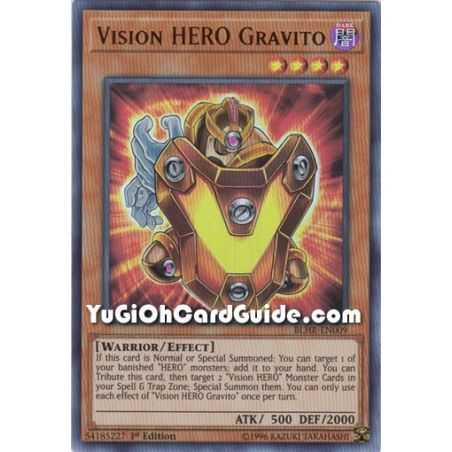 Vision HERO Gravito (Ultra Rare) – Battles of Legend: Hero's Revenge | Carta YUGIOH en México