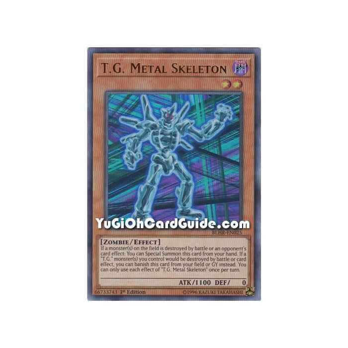 T.G. Metal Skeleton (Ultra Rare) – Battles of Legend: Hero's Revenge | Carta YUGIOH en México