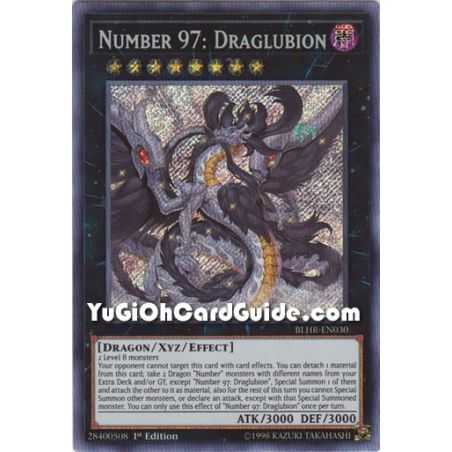 Number 97: Draglubion (Secret Rare) – Battles of Legend: Hero's Revenge | Carta YUGIOH en México