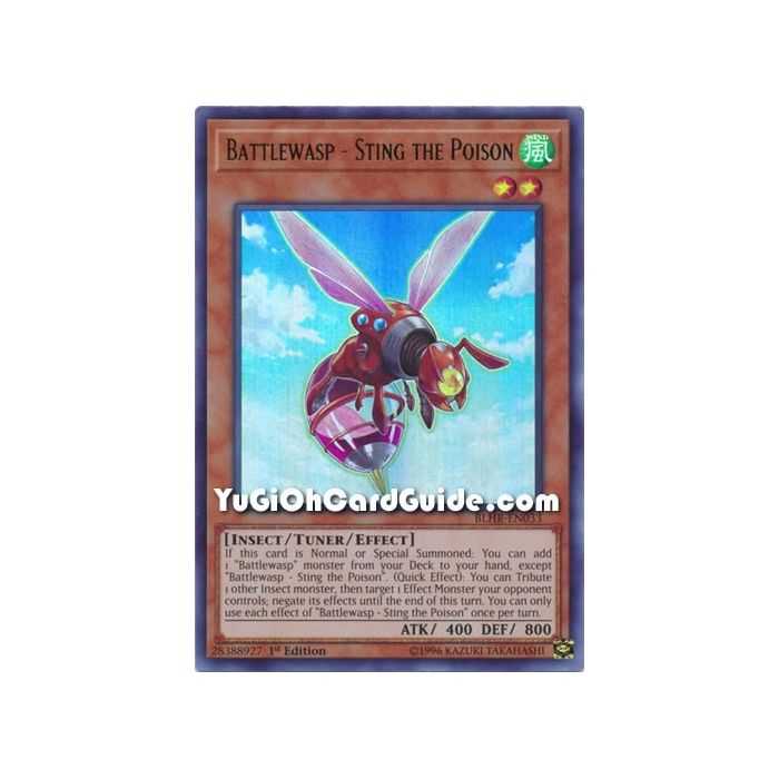 Battlewasp - Sting the Poison (Ultra Rare) – Battles of Legend: Hero's Revenge | Carta YUGIOH en México