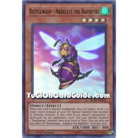 Battlewasp - Arbalest the Rapidfire (Ultra Rare) – Battles of Legend: Hero's Revenge | Carta YUGIOH en México
