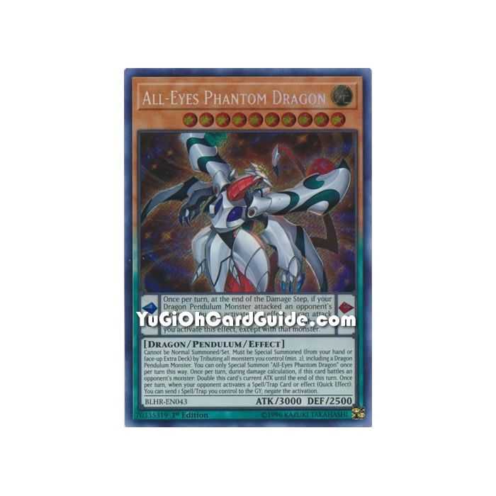 All-Eyes Phantom Dragon (Secret Rare) – Battles of Legend: Hero's Revenge | Carta YUGIOH en México