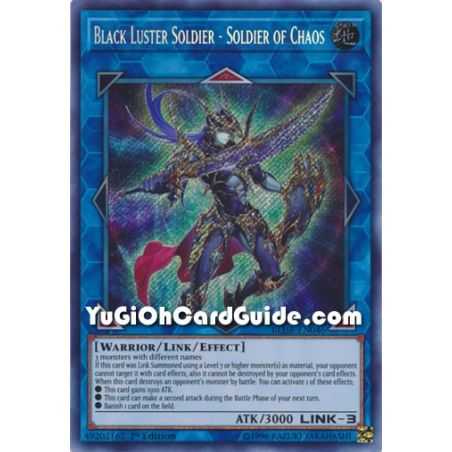 Black Luster Soldier - Soldier of Chaos (Secret Rare) – Battles of Legend: Hero's Revenge | Carta YUGIOH en México
