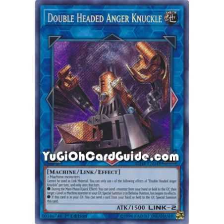 Double Headed Anger Knuckle (Secret Rare) – Battles of Legend: Hero's Revenge | Carta YUGIOH en México