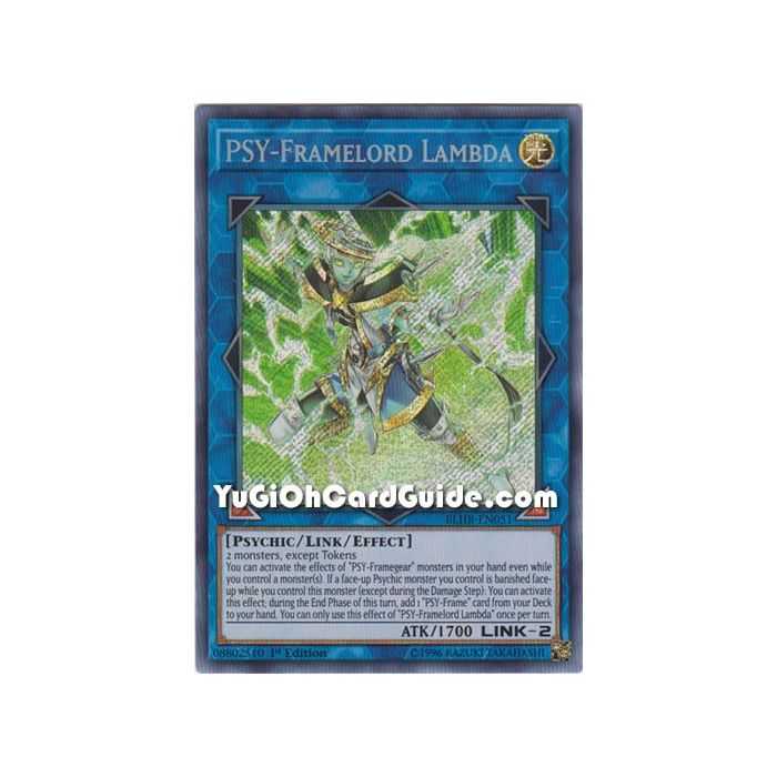 PSY-Framelord Lambda (Secret Rare) – Battles of Legend: Hero's Revenge | Carta YUGIOH en México