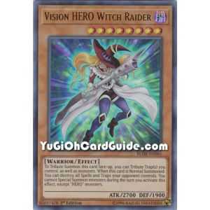 Vision HERO Witch Raider (Ultra Rare) – Battles of Legend: Hero's Revenge | Carta YUGIOH en México
