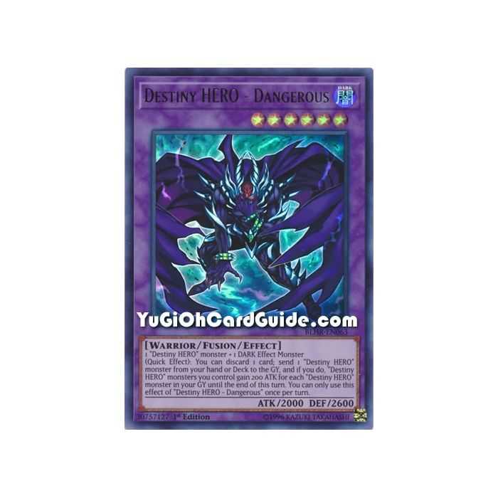 Destini HERO - Dangerous (Ultra Rare) – Battles of Legend: Hero's Revenge | Carta YUGIOH en México