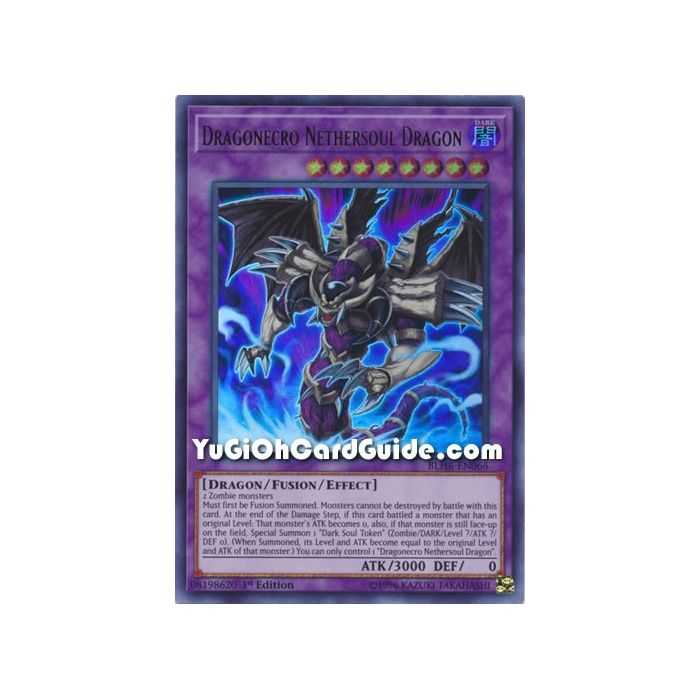 Dragonecro Nethersoul Dragon (Ultra Rare) – Battles of Legend: Hero's Revenge | Carta YUGIOH en México