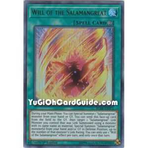 Will of the Salamangreat (Ultra Rare) – Battles of Legend: Hero's Revenge | Carta YUGIOH en México