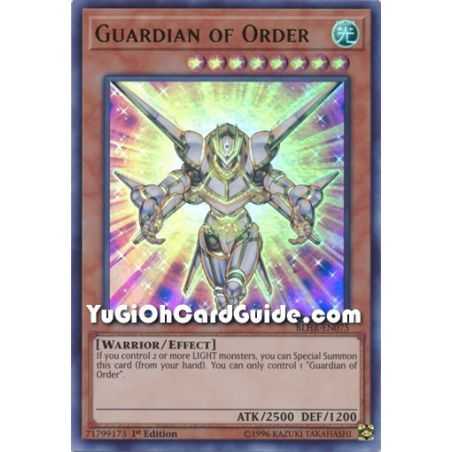 Guardian of Order (Ultra Rare) – Battles of Legend: Hero's Revenge | Carta YUGIOH en México