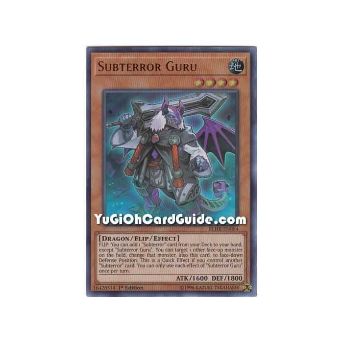 Subterror Guru (Ultra Rare) – Battles of Legend: Hero's Revenge | Carta YUGIOH en México