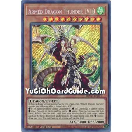 Armed Dragon Thunder LV10 (Secret Rare) – Blazing Vortex | Carta YUGIOH en México