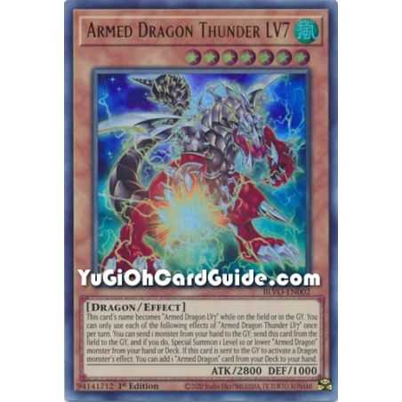 Armed Dragon Thunder LV7 (Ultra Rare) – Blazing Vortex | Carta YUGIOH en México