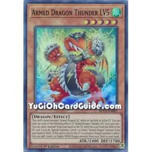 Armed Dragon Thunder LV5 (Super Rare) – Blazing Vortex | Carta YUGIOH en México