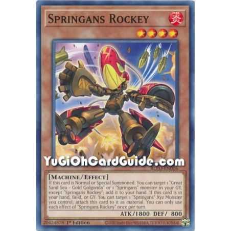 Springans Rockey (Common) – Blazing Vortex | Carta YUGIOH en México