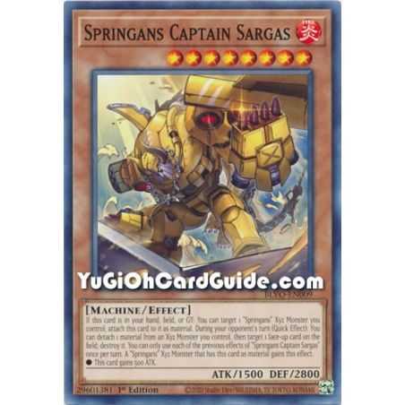 Springans Captain Sargas (Common) – Blazing Vortex | Carta YUGIOH en México