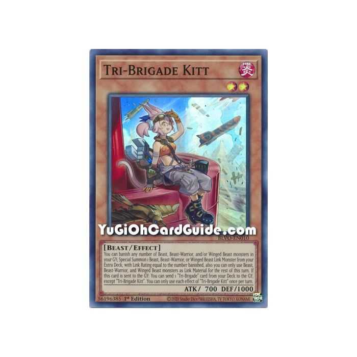 Tri-Brigade Kitt (Super Rare) – Blazing Vortex | Carta YUGIOH en México