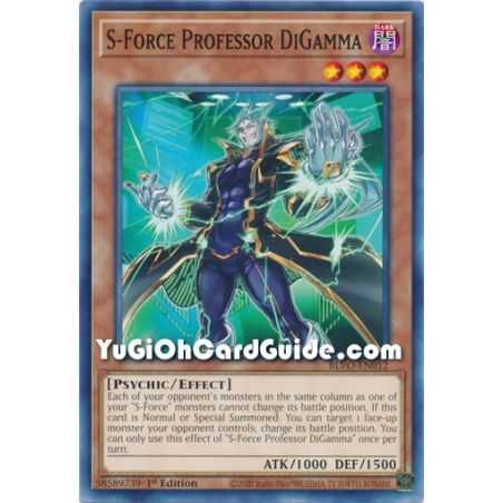 S-Force Professor DiGamma (Common) – Blazing Vortex | Carta YUGIOH en México