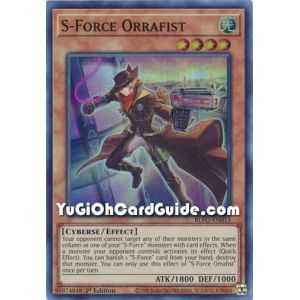 S-Force Orrafist (Super Rare) – Blazing Vortex | Carta YUGIOH en México